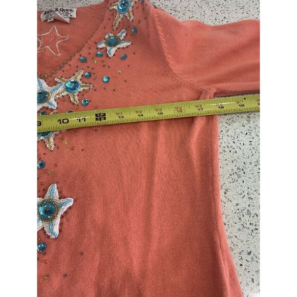 Vintage Jack B Quick Women's Top Size Medium Starfish - Picture 12 of 15
